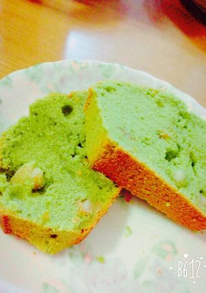 ふわふわ抹茶パウンドケーキ-レシピのメイン写真