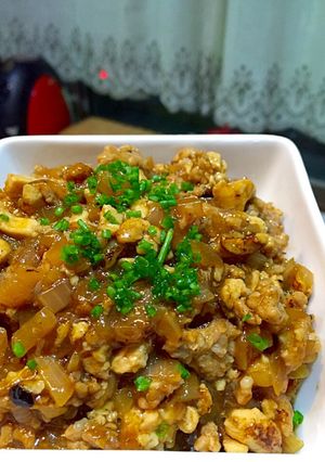 うま甘辛♡ひき肉豆腐-レシピのメイン写真