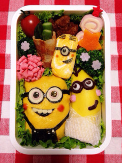 ミニオンズ キャラ弁-レシピのメイン写真