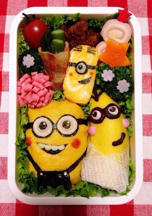 ミニオンズ キャラ弁-レシピのメイン写真