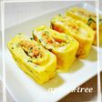 ピリ辛♪明太チーズ&大葉の卵焼き