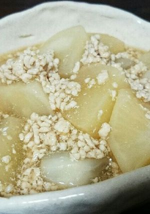 定番♪かぶの鶏そぼろあんかけ-レシピのメイン写真