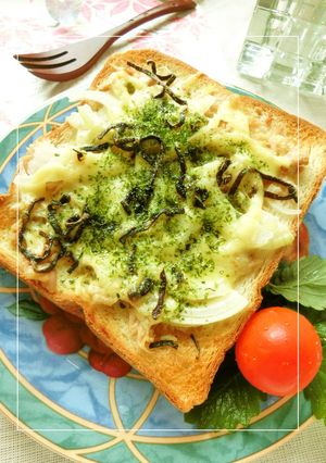 ﾂｰﾝ✯っと辛子　磯香るツナトースト-レシピのメイン写真