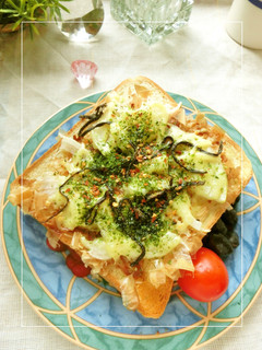 玉葱の青のり・おかか・塩昆布トースト-レシピのメイン写真