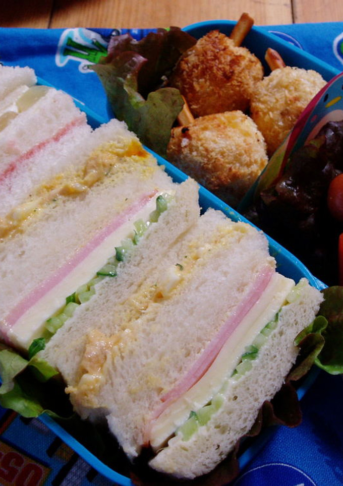 幼稚園のお弁当　３月　遠足　2007-レシピのメイン写真