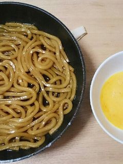 お夜食に◎すき焼き風うどん-レシピのメイン写真