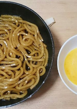 お夜食に◎すき焼き風うどん-レシピのメイン写真
