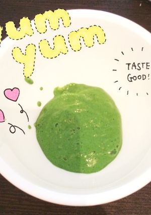 離乳食 初期☆豆腐と小松菜のペースト-レシピのメイン写真