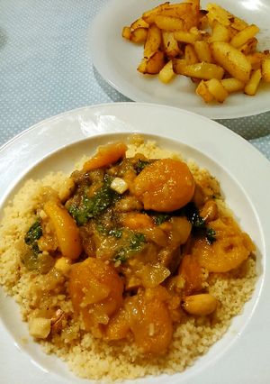 モロッコ風ラム肉とアンズのタジン-レシピのメイン写真
