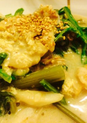 野菜モリモリ食べよ♡豆乳スープ♬-レシピのメイン写真