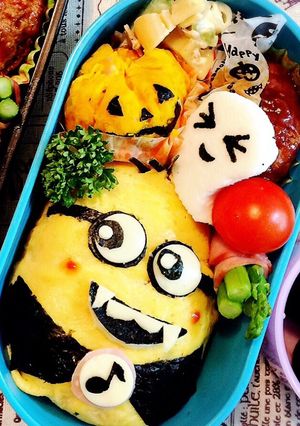 ミニオン*ハロウィン弁当-レシピのメイン写真