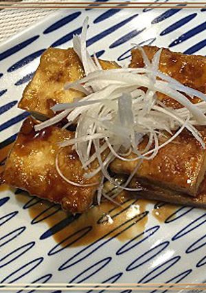 高野豆腐の鶏挽肉はさみ焼ソテー-レシピのメイン写真