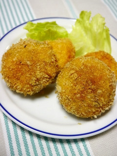 簡単!栗かぼちゃコロッケ-レシピのメイン写真