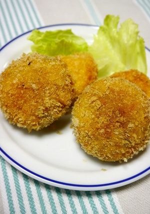 簡単！栗かぼちゃコロッケ-レシピのメイン写真
