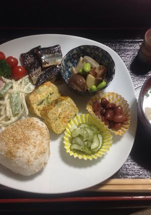 夫の朝ご飯１０/２-レシピのメイン写真