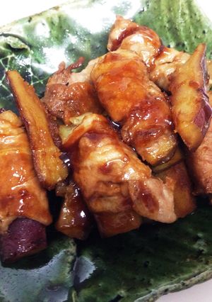 ♡さつまいもの肉巻♡-レシピのメイン写真