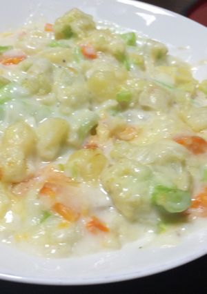 いろいろ野菜のクリームグラタン-レシピのメイン写真