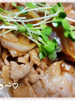 豚バラで簡単☆スタミナ丼♪-レシピのメイン写真