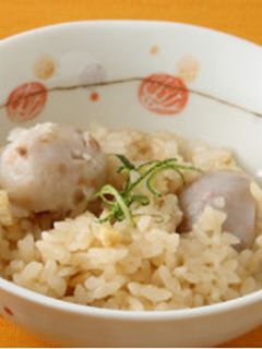 【食育】里芋の炊き込みご飯-レシピのメイン写真