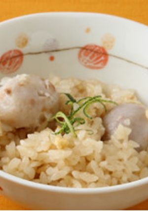 【食育】里芋の炊き込みご飯-レシピのメイン写真