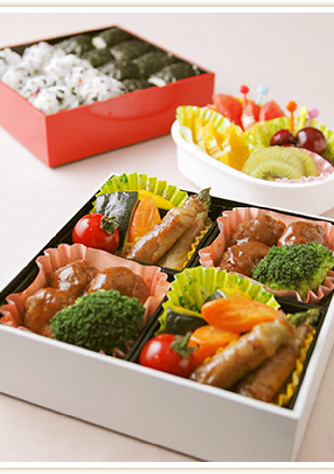 レンジで簡単！運動会や行楽のお弁当♪-レシピのメイン写真