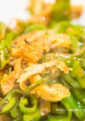 ピーマンと油揚げの焼肉キンピラ-レシピのメイン写真