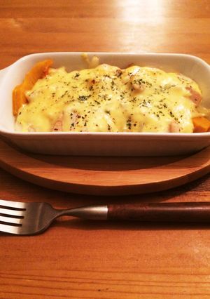 豆腐クリーム のかぼちゃグラタン-レシピのメイン写真