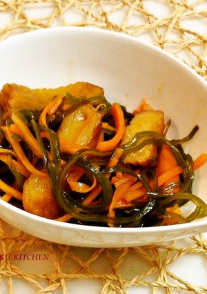 切り昆布とさつまあげの煮物-レシピのメイン写真