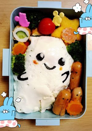 ハロウィンに☆オバケちゃん弁当-レシピのメイン写真