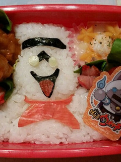 妖怪ウォッチ ウィスマロマン簡単キャラ弁-レシピのメイン写真