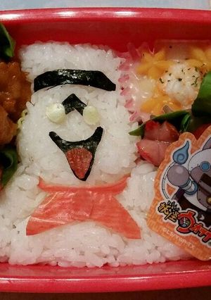 妖怪ウォッチ　ウィスマロマン簡単キャラ弁-レシピのメイン写真