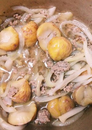 ほっこり肉じゃがならぬ肉栗ー!!-レシピのメイン写真