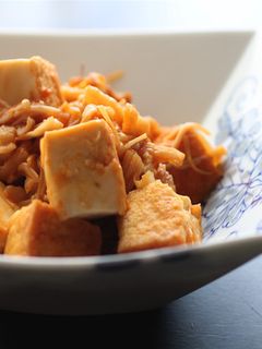 厚揚げと切り干し大根のケチャ醤油麹煮-レシピのメイン写真