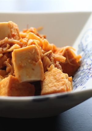 厚揚げと切り干し大根のケチャ醤油麹煮-レシピのメイン写真