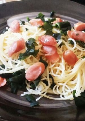 ぐうたら女子の超簡単冷製パスタ. ゜*。-レシピのメイン写真