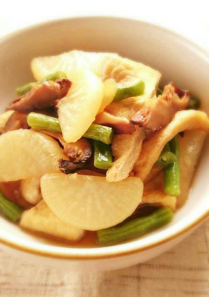 ほっこり♡大根と油揚げの煮物-レシピのメイン写真