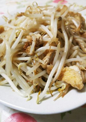 もやしと油揚げの炒め物-レシピのメイン写真