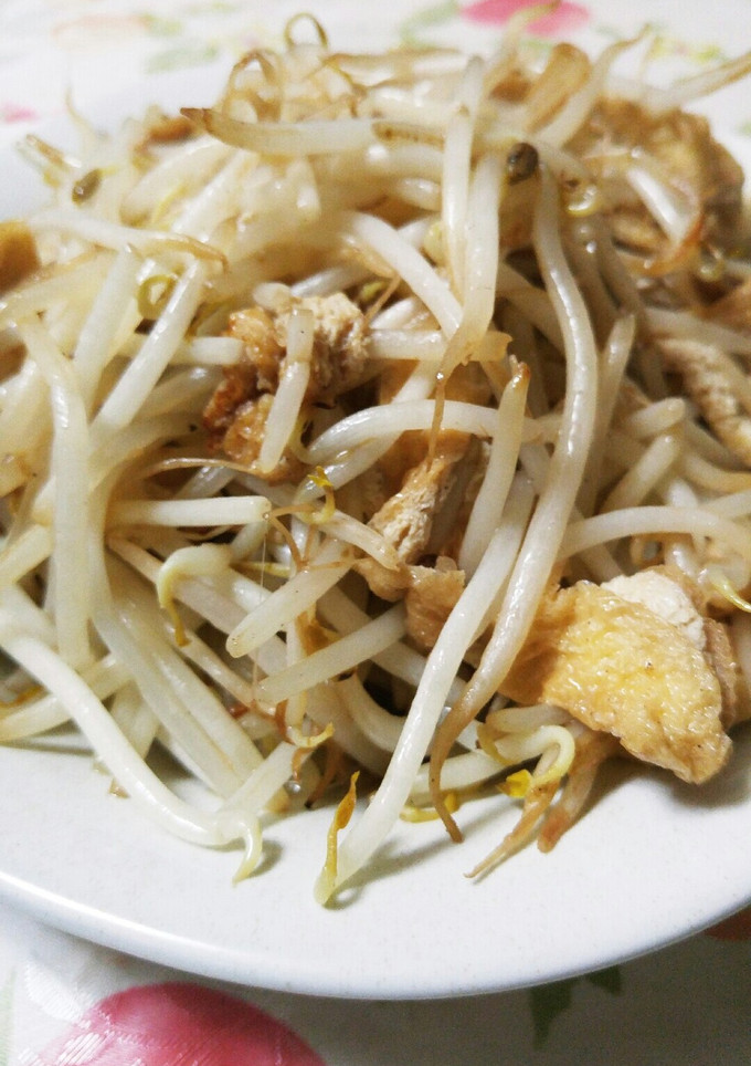 もやしと油揚げの炒め物-レシピのメイン写真