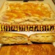 バウルーとハムとツナで手作りホットサンド