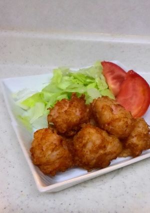 ☆えびとれんこんのコロコロ揚げ☆-レシピのメイン写真