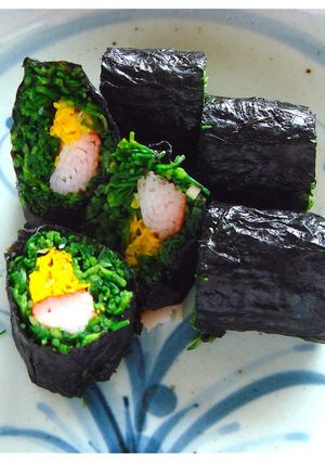 【おもてなし】おかひじきののり巻き-レシピのメイン写真