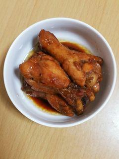 ♡手羽元の甘辛煮♡-レシピのメイン写真