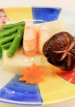 新あさひ豆腐であんかけ煮物-レシピのメイン写真