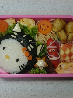 黒猫キティ弁当-レシピのメイン写真