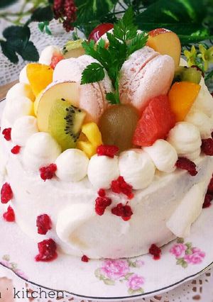基本のデコレーションケーキ-レシピのメイン写真