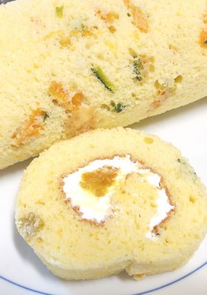 かぼちゃのロールケーキ-レシピのメイン写真