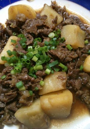 簡単おかずに牛肉とじゃが芋の 甘辛炒め！-レシピのメイン写真