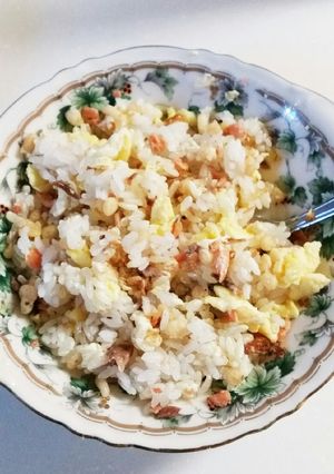 鮭卵天かす丼-レシピのメイン写真