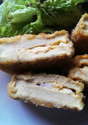 ちょー節約♪高野豆腐タルタル挟みフライ-レシピのメイン写真