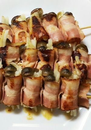 じゃがいもとしめじとチーズのベーコン巻串-レシピのメイン写真
